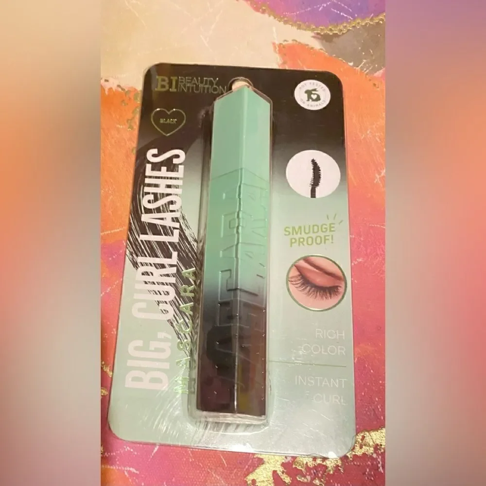 🛍️ 2 Beauty Intuition Pink Peony  Lip Gloss 💄 & Big Curl Lashes Mascara💥